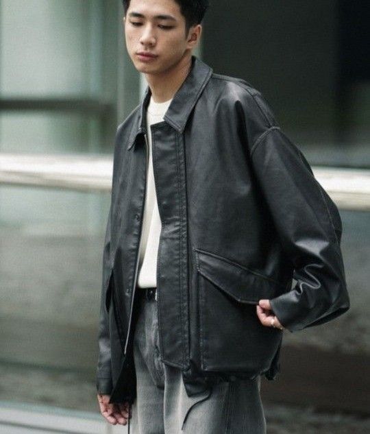 wym ARTIFICIAL GRAIN SHORT BLOUSON｜Yahoo!フリマ（旧PayPay