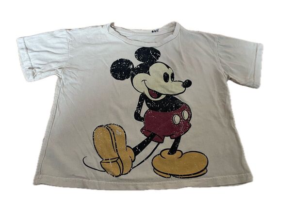Tシャツ ディズニー ミッキーマウス 半袖Tシャツ 子供服 110センチ