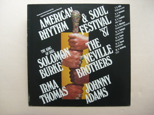 ＊【LP】【V.A】American Rhythm & Soul Festival '87 ／Solomon Burke、The Neville Brothers 他（48033）（輸入盤）