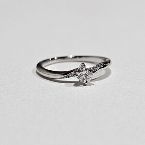1590 俄ダイヤリングPT950プラチナ11号0.230ct