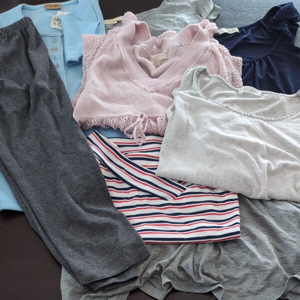 レディース服 まとめ売り 7着セット トップス カットソー Tシャツ 春服 夏服