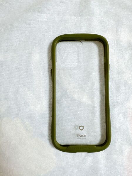 iFace Reflection iPhone14promaxケース クリア オリーブ