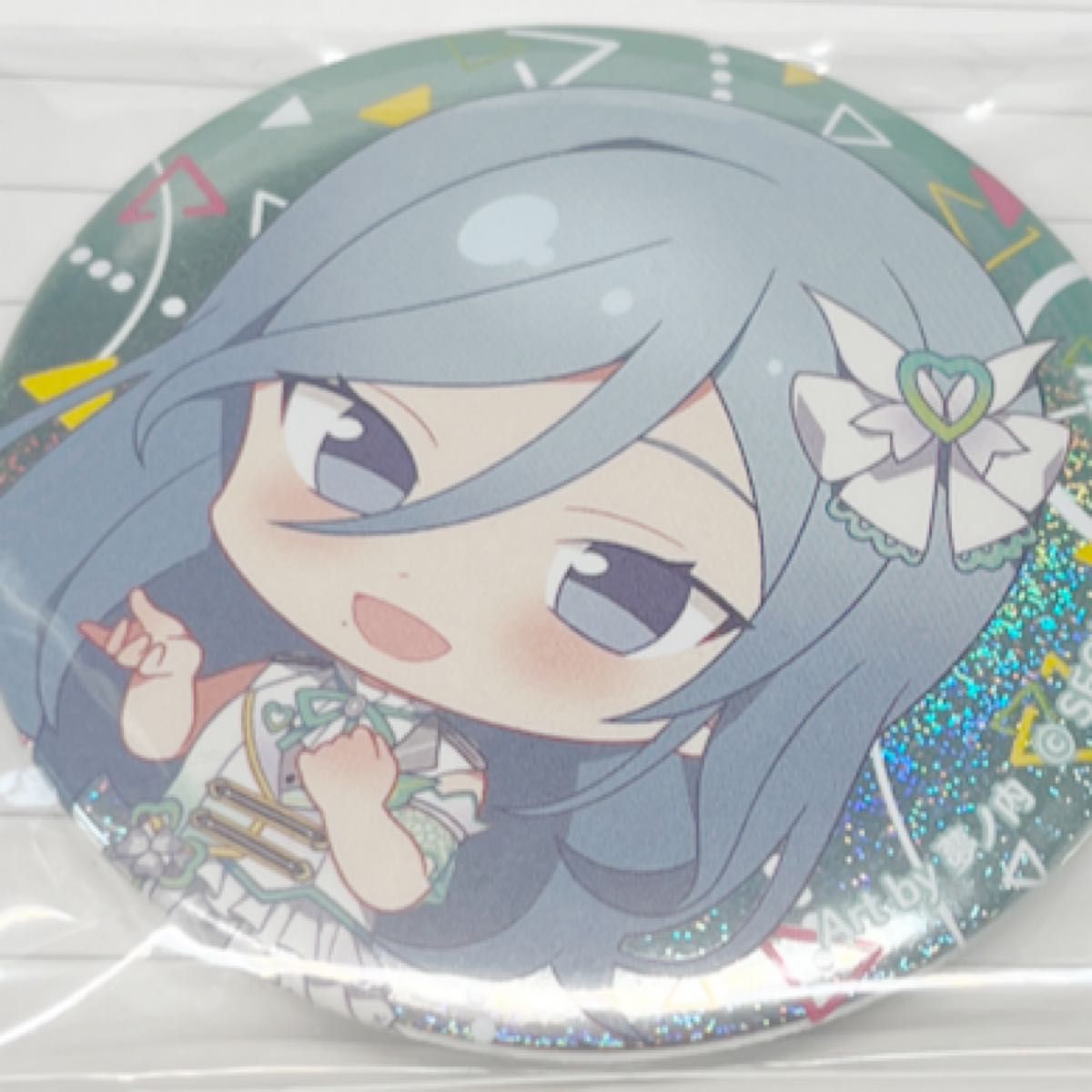 プロセカ プロジェクトセカイ 日野森志歩 グリッター缶バッジ プロセカ プロジェクトセカイ 日野森志歩 グリッター缶バッジ