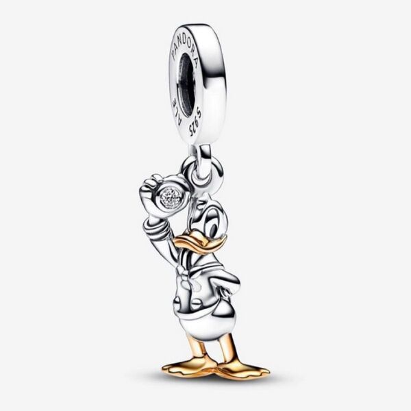 Pandora ディズニー100周年 ドナルドダック チャーム