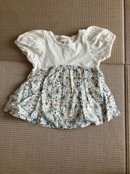 バースデイ 女の子 80 花柄 トップス 半袖 tete a tete