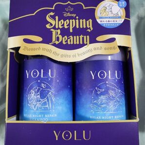 YOLU ヨル 眠れる森の美女 オーロラ姫 リラックスナイトリペア シャンプー トリートメント 本体セット 限定デザイン
