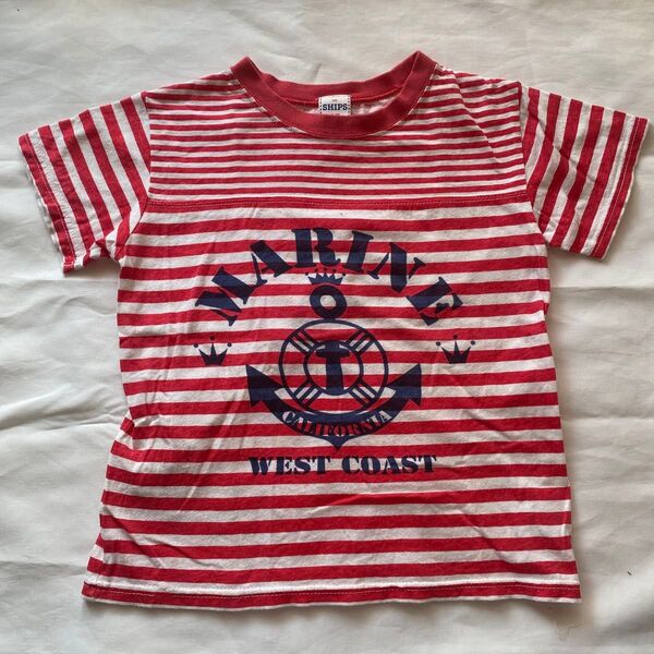 SHIPS ボーダー Tシャツ 100cm