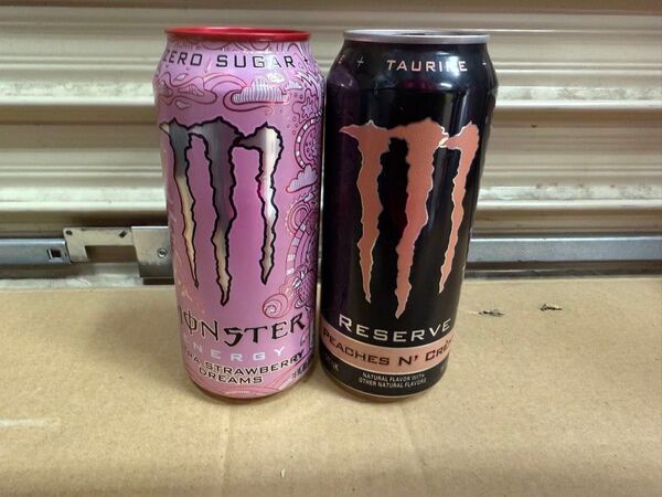 MONSTER エナジードリンク 国内未発売 モンスターエナジー ストロベリードリーム peach n cream セット