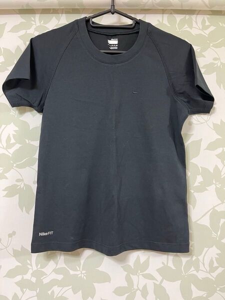 NIKE FIT DRY 半袖Tシャツ レディース S ブラック ナイキフィットドライ