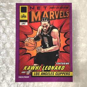 Net Marvel PressProof パラレル Kawhi Leonard カワイ・レナード Clippers NBAカード
