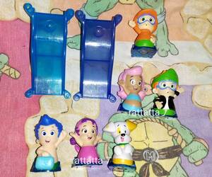 ☆Fisher～Price☆BUBBLE GUPPIES☆Nickelodeon☆フィッシャープライス☆バブルグッピーズ☆スライダーローラーボールフィギュアセット