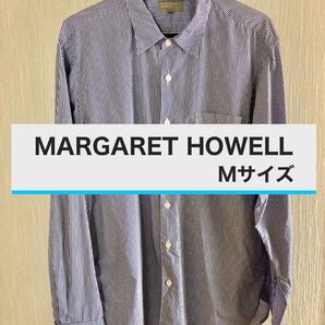 MARGARET HOWELL ストライプシャツ Mサイズ