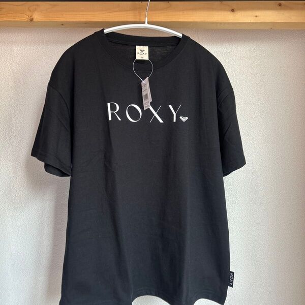 ロキシー 半袖Tシャツ Mサイズ ブラック