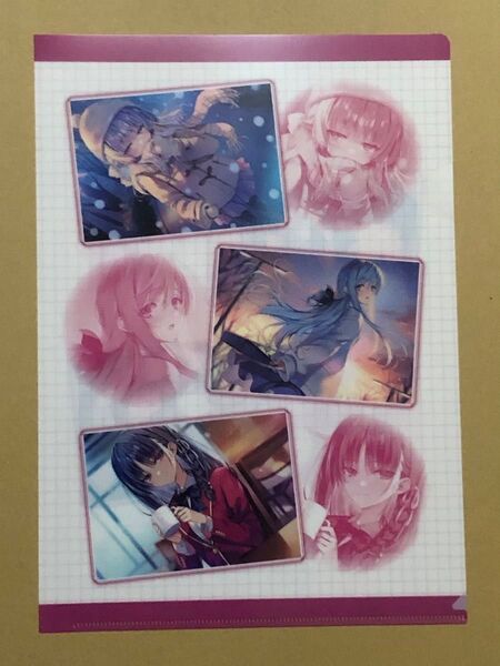 特典(本) ようこそ実力至上主義の教室へ クリアファイル 新品 公式ガイドブック 連動特典① 1点
