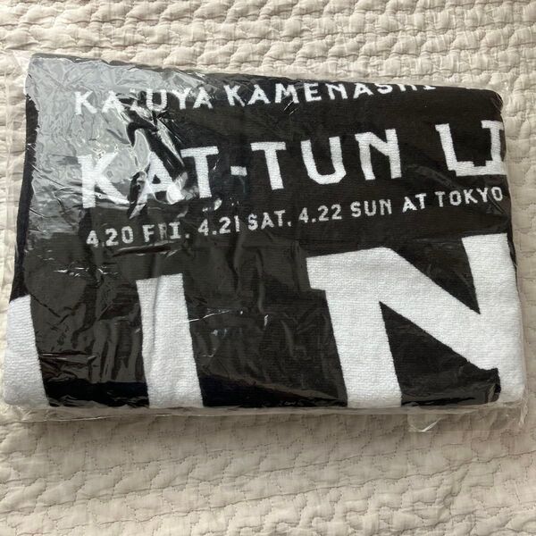 (未開封品) KAT-TUN LIVETOUR 2018 UNION バスタオル