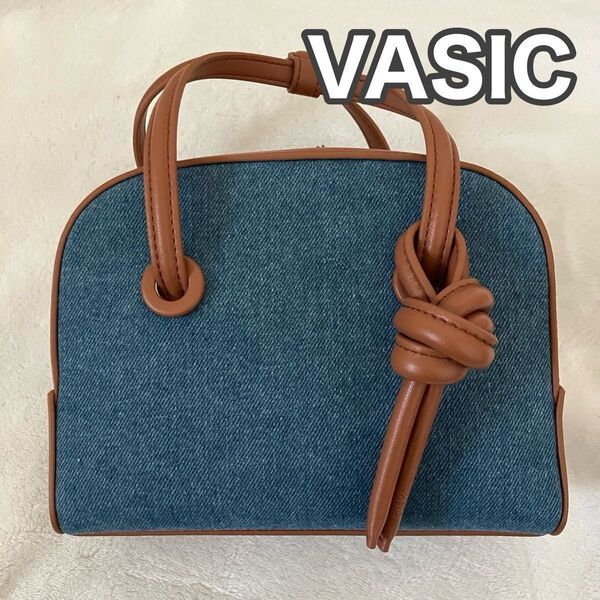 未使用 タグ付き VASIC ヴァシック APERO MINI MINI デニム バッグ トゥモローランド別注