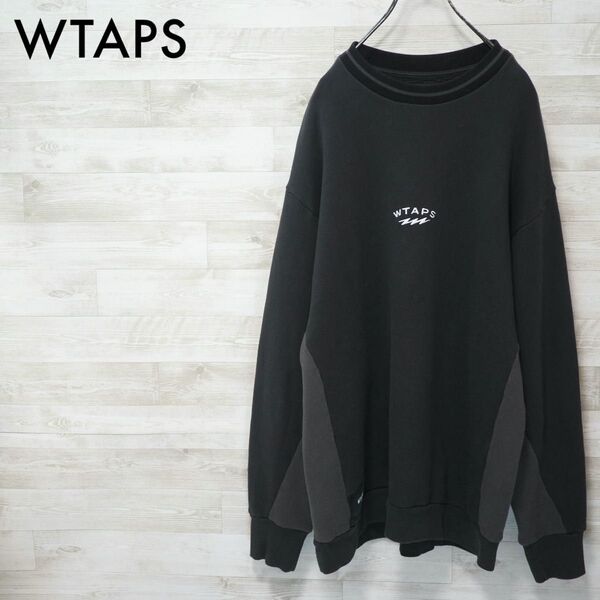 WTAPS 21AW Thor Crewneck Cotton-Bk/X03 ダブルタップス クルーネックスウェット ブラック 黒