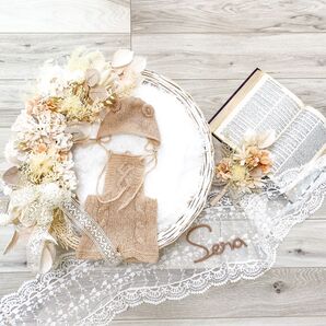 ニューボーンフォト レンタル おうちスタジオ おうちフォト 撮影小物 セルフ撮影 ウールレター ニューボーンフォトプロップス