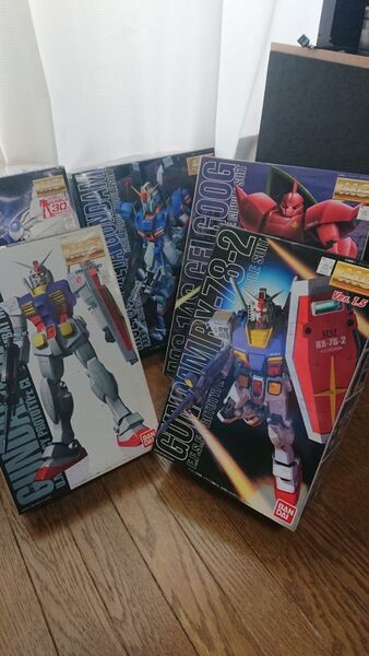 激レア 入手困難 MG ガンプラ5個セット 20周年&30周年記念キット ガンダム・Zガンダム・ガンダムW・ゲルググ 1/100