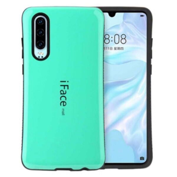iFace mall Huawei P30 ケース アイフェイス モール スマホカバー 耐衝撃 ミント