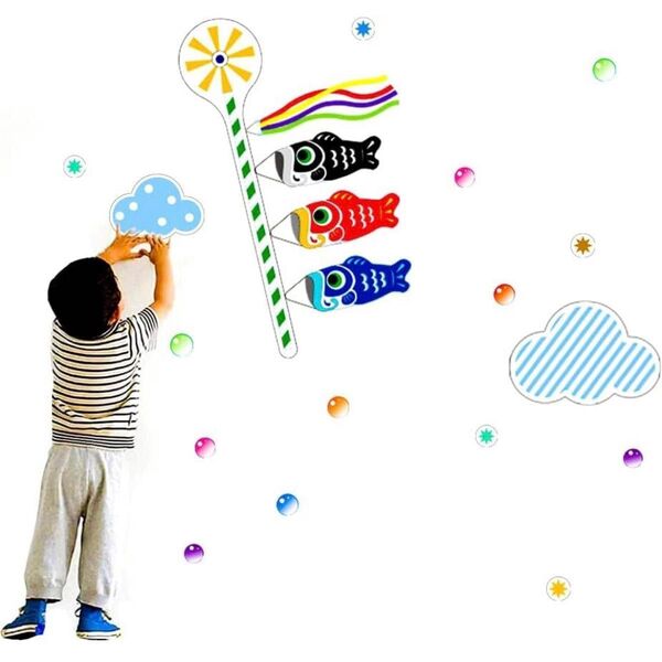 こいのぼり ウォールステッカー こどもの日 鯉のぼり 飾り付け 端午の節句