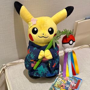ポケモンセンタートウホク ぬいぐるみ ピカチュウ 七夕まつりごっこ 完売品