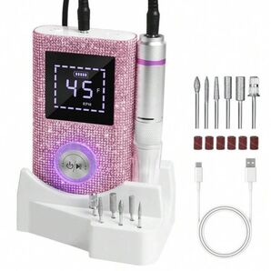 本日限りのお値下げ!ネイルマシーン ネイルドリル 充電式ネイルドリル ネイルケア 45.000rpm