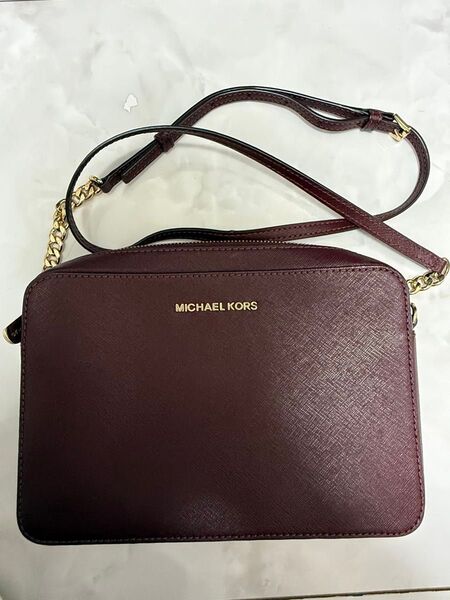MICHAEL KORS バーガンディ ショルダーバッグ