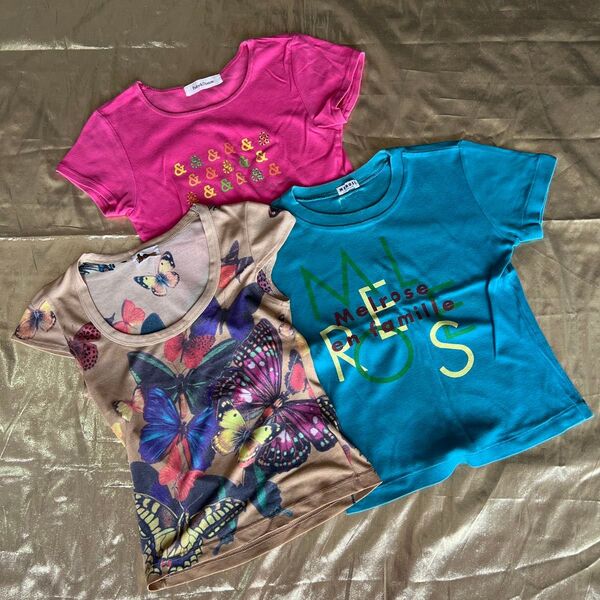 【USED】Tシャツ3枚セット まとめ売り ピンキー&ダイアン、Melroseなど