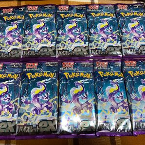 ポケモンカード バイオレットex 10パック