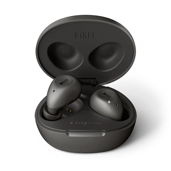 【ほぼ未使用】KEF ノイズキャンセリングイヤホン Mu3 チャコールグレー