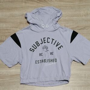 半袖ティーシャツ 半袖 Tシャツ パーカー ロゴ Ricca ricca パープル