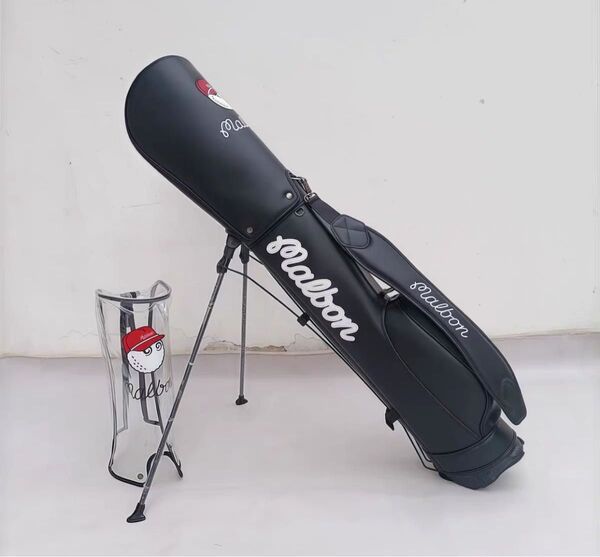 マルボン Malbon Golf ゴルフキャディバッグスタンド式 ブラック