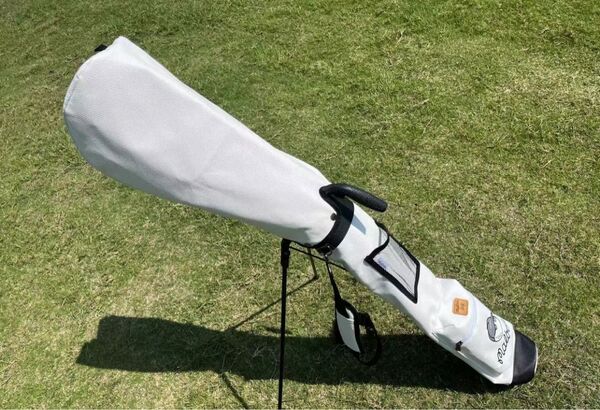 Malbon Golf マルボン ゴルフ ラウンドスタンドキャディバッグ セルフスタンドバッグ ホワイト スタンド式