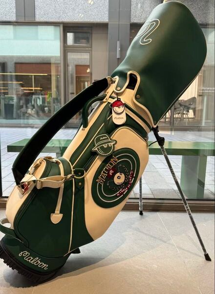 malbon golf マルボンゴルフ キャディバッグ スタンドバッグ グリーン