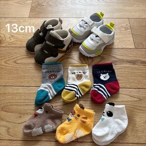 13cm スニーカー 靴下 まとめ売り アシックス