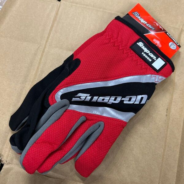 スナップオン Snap-on GLOVE900LR 作業グローブメッシュ サイズL レッド