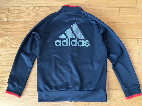 adidas アディダスジャージ上 ブラック 140