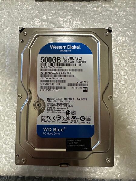 Western Digital 500GB HDD WD5000AZLX
