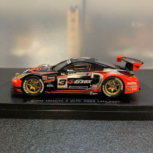 580 美品 ニッサン ハセミZ JGTC2004 1/43スケール ダイキャストミニカー