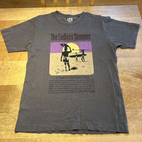ユニクロ UT The Endless Summer Tシャツ グレー