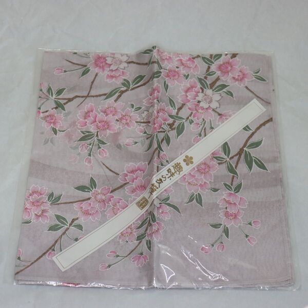 【新品】趣味の友禅 加賀之国金沢 手拭い 桜の花柄 ハンカチ 花柄