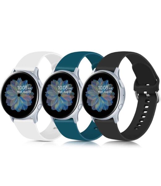 3個セット 時計バンド Galaxy Watch5 Pro 40/44mm シリコンバンド 20mm幅対応