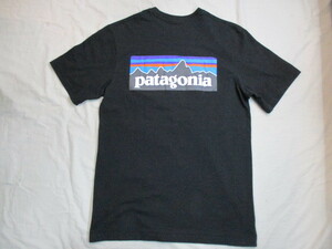 Patagonia パタゴニア 背ロゴ Ｔシャツ 黒 S