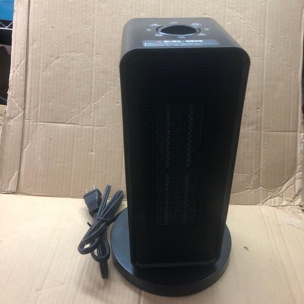 10. 小型セラミックファンヒーター PTC-1500P1 首降り90° 超軽量 即暖