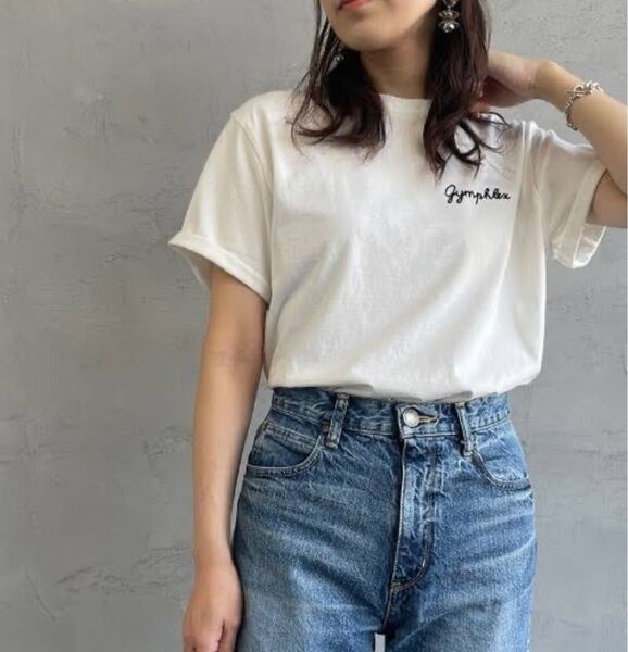 Gymphlex ジムフレックス ホワイト 半袖Tシャツ サイズ12