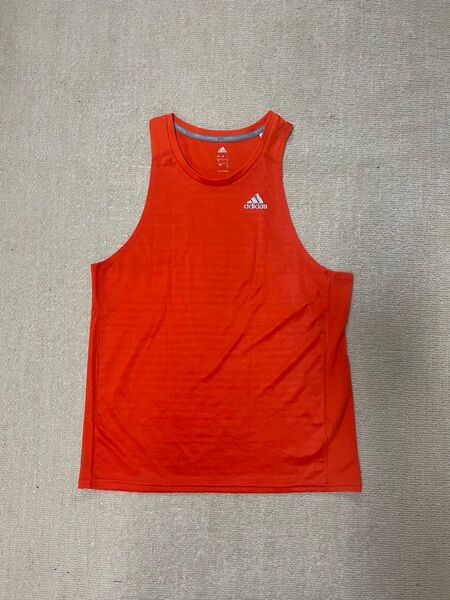 adidas オレンジ タンクトップ M 美品