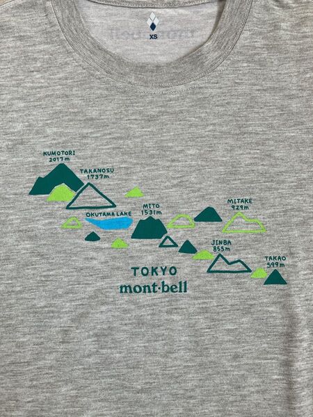 美品 モンベル 地方限定 東京 Tシャツ
