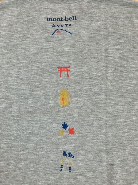 美品 新品未使用 モンベル 地域限定 京都 Tシャツ