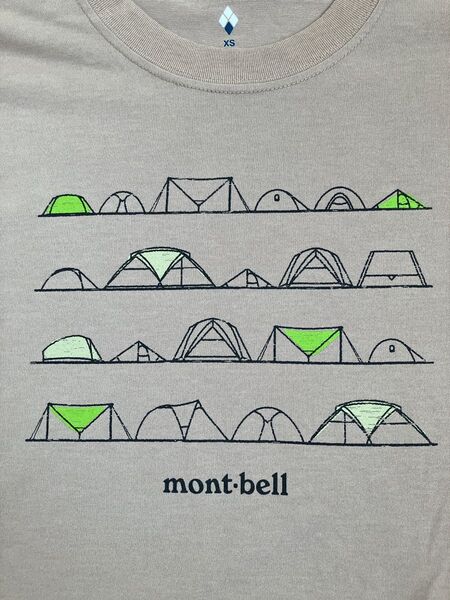 美品 モンベル 半袖Tシャツ
